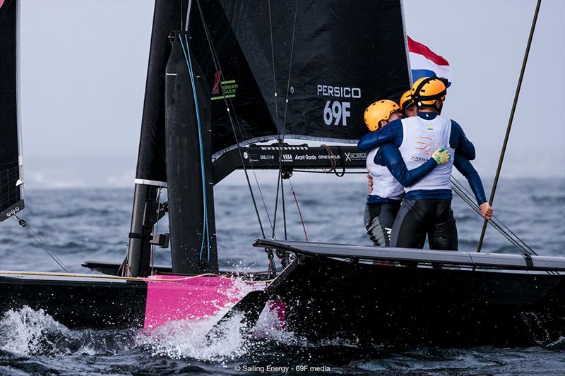 Team DutchSail - Janssen de Jong - Youth Foiling Gold Cup Grand Final photo copyright Sailing Energy / 69F Media taken at  and featuring the Persico 69F class