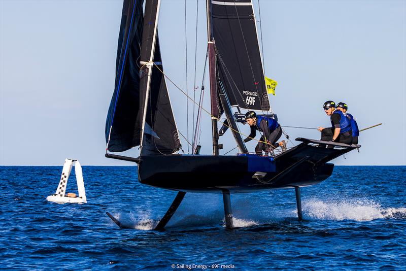 69F Pro Cup 2021 photo copyright Sailing Energy / 69F media taken at Circolo Velico Sferracavallo and featuring the Persico 69F class