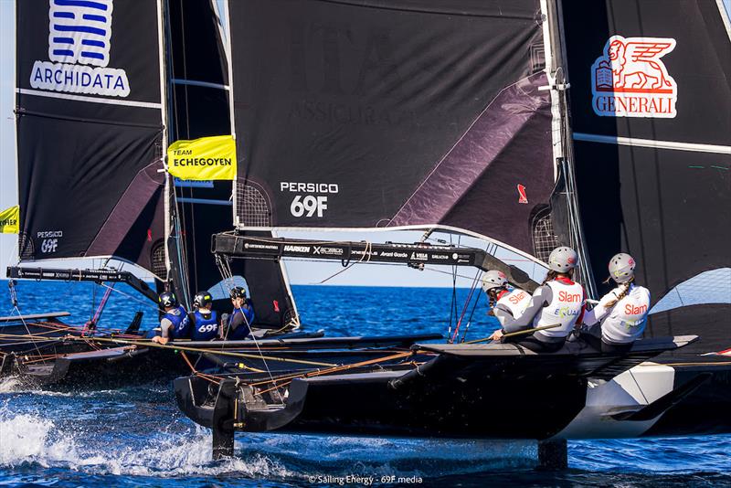 69F Pro Cup 2021 photo copyright Sailing Energy / 69F media taken at Circolo Velico Sferracavallo and featuring the Persico 69F class