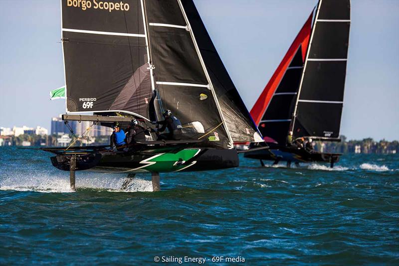 Bacardi Winter Series event 2 - Day 2 photo copyright Sailing Energy / 69F media taken at  and featuring the Persico 69F class