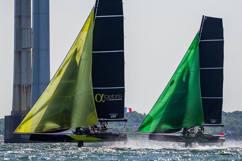 Youth Foiling Gold Cup ACT 3 photo copyright Kevin Rio taken at New York Yacht Club and featuring the Persico 69F class