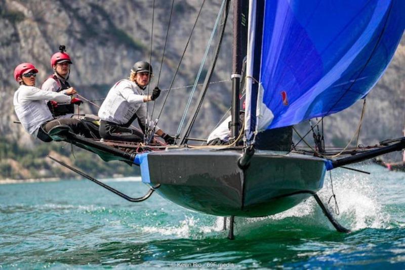 Youth Foiling Gold Cup Torbole - photo © Kevin Rio