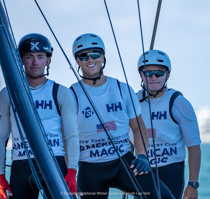 'NNYC American Magic Team 1' dominate in the 69F - Bacardi Winter Series Event 2 - photo © Hannah Lee Noll