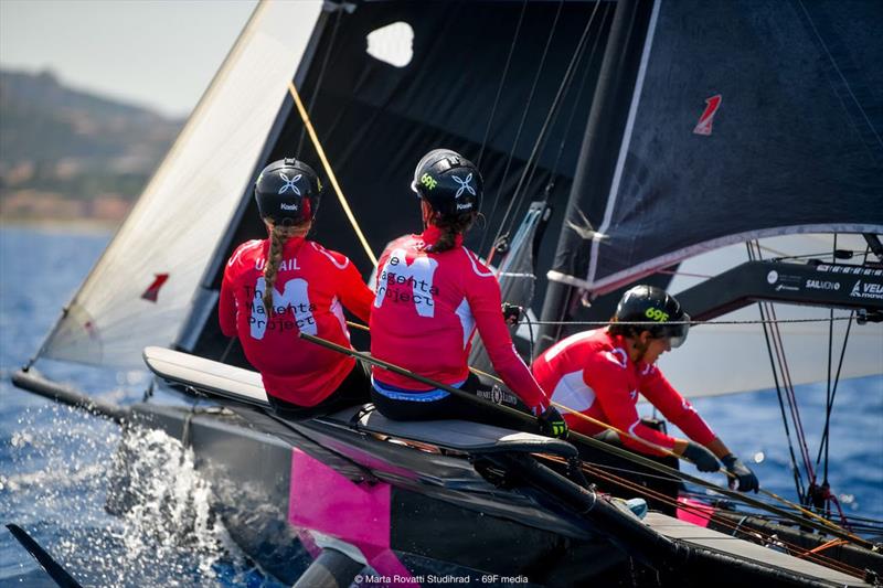 69F Women Foiling Gold Cup - photo © Marta Rovatti Studihrad / 69F Media