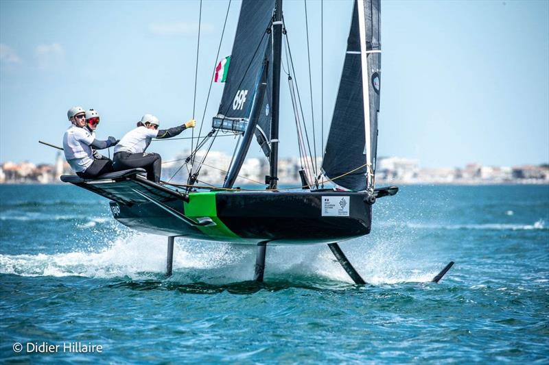 Youth Foiling Gold Cup Act 2 in La Grande-Motte, France photo copyright Didier Hillaire taken at  and featuring the Persico 69F class