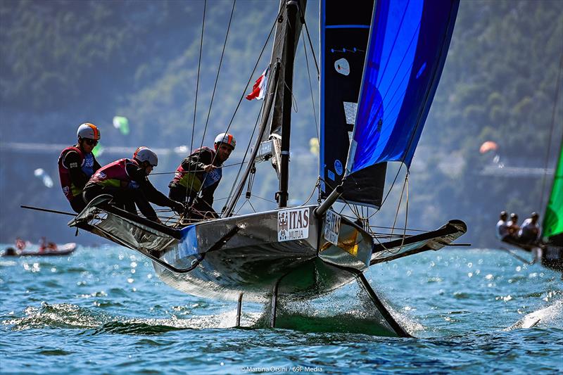 69F Youth Foiling Gold Cup Act 4 photo copyright Martina Orsini / 69 F Media taken at  and featuring the Persico 69F class