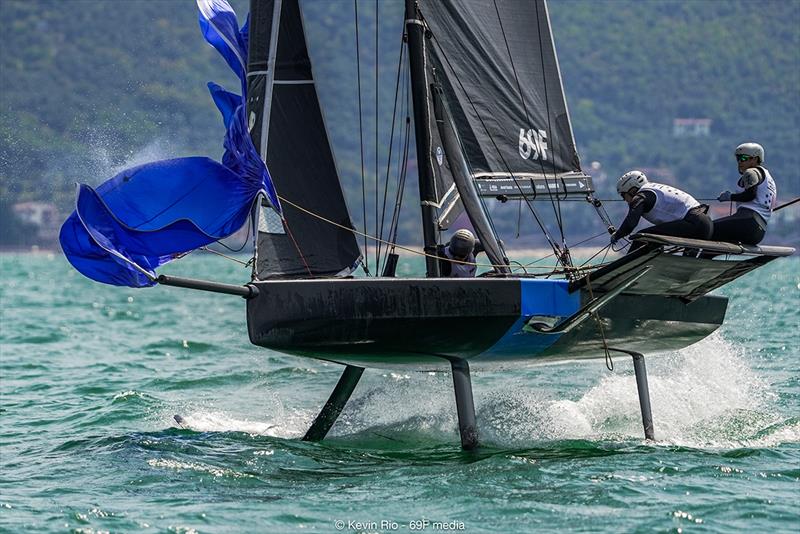 69F Women Foiling Gold Cup - photo © Kevin Rio