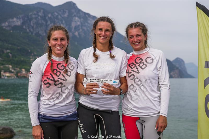 69F Women Foiling Gold Cup in Gargnano, Lake Garda photo copyright Kevin Rio / 69F Media taken at  and featuring the Persico 69F class