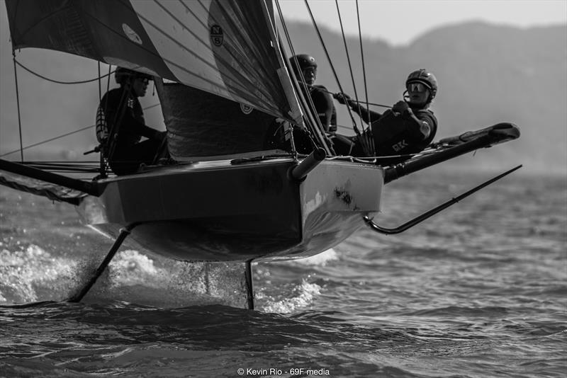 69F Women Foiling Gold Cup in Gargnano, Lake Garda photo copyright Kevin Rio / 69F Media taken at  and featuring the Persico 69F class