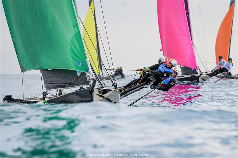 69F Youth Foiling Gold Cup photo copyright Marta Rovatti Studihrad / 69F Media taken at Circolo Vela Torbole and featuring the Persico 69F class