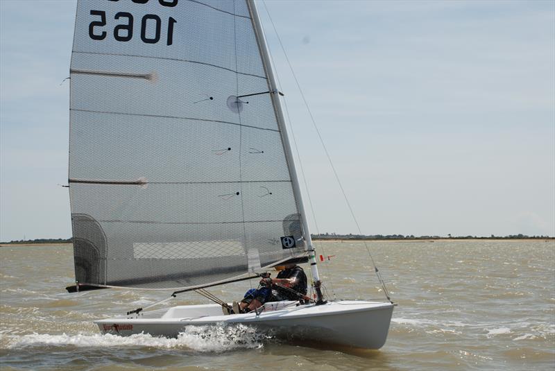 Ian Hill at the Spinlock Phantom Grand Prix at Walton and Frinton photo copyright Ron Shuttleworth taken at Walton and Frinton Yacht Club and featuring the Phantom class