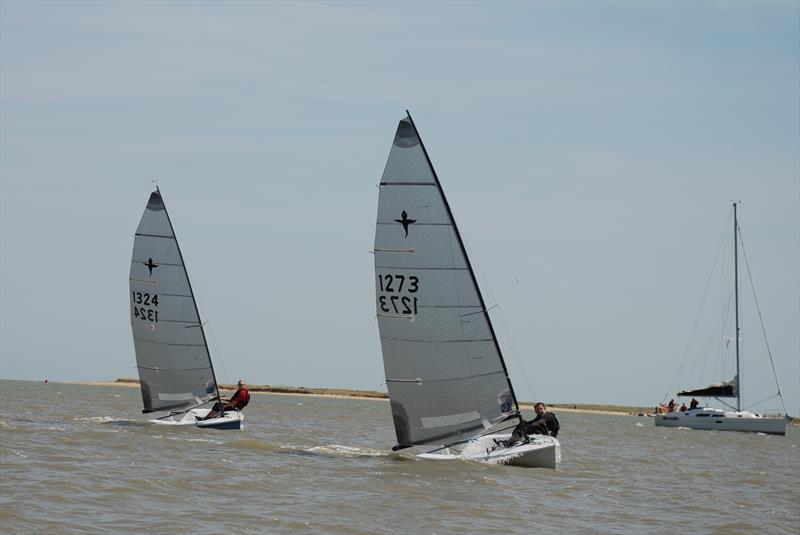 Paul Church leads Martin Jenkins towards the finish in the Spinlock Phantom Grand Prix at Walton and Frinton - photo © Ron Shuttleworth