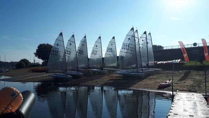 Phantoms lined up to launch at Alton Water photo copyright Ian Pavey taken at Alton Water Sports Centre and featuring the Phantom class