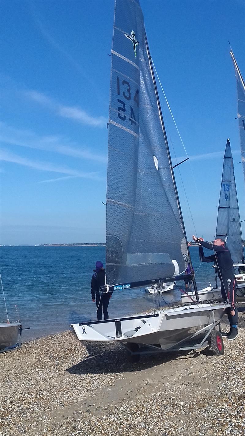 Phantom Nationals at Lee on the Solent photo copyright John Wayling taken at Lee-on-the-Solent Sailing Club and featuring the Phantom class