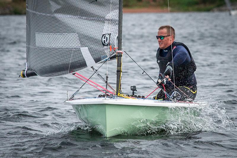 Tom Gissane during the Phantom Midlands Traveller Series 2021 finale at Burton  photo copyright Phil Base taken at Burton Sailing Club and featuring the Phantom class