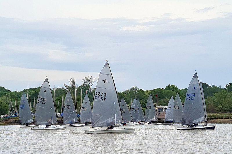 Phantom Eastern Series open meeting at Creeksea photo copyright David Chick taken at Creeksea Sailing Club and featuring the Phantom class