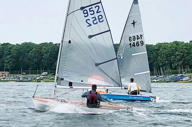 Mike Blunt wins First Classic in the Phantom Midland Series at Northampton photo copyright Kevin Hall taken at Northampton Sailing Club and featuring the Phantom class