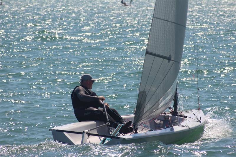 John Wayling finishes 2nd in the Lee-on-the-Solent Sailing Club Phantom Open photo copyright Kevin Clark taken at Lee-on-the-Solent Sailing Club and featuring the Phantom class