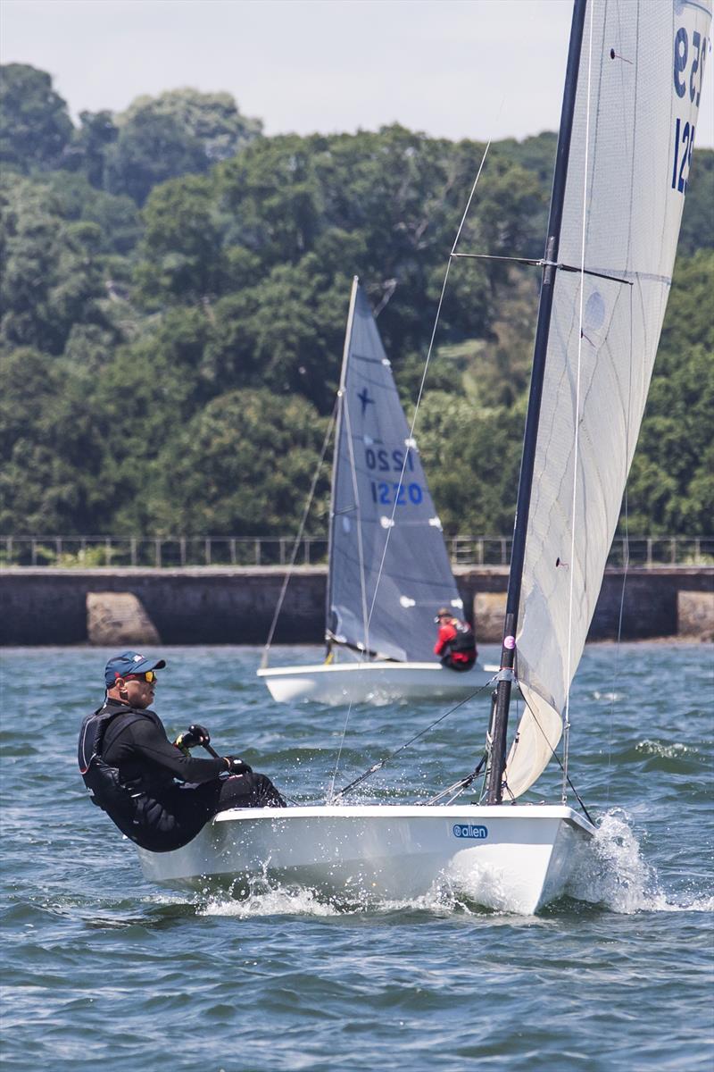 Stephen McDonald during the CoastWaterSports Starcross Phantom  photo copyright Richard Fryer taken at Starcross Yacht Club and featuring the Phantom class