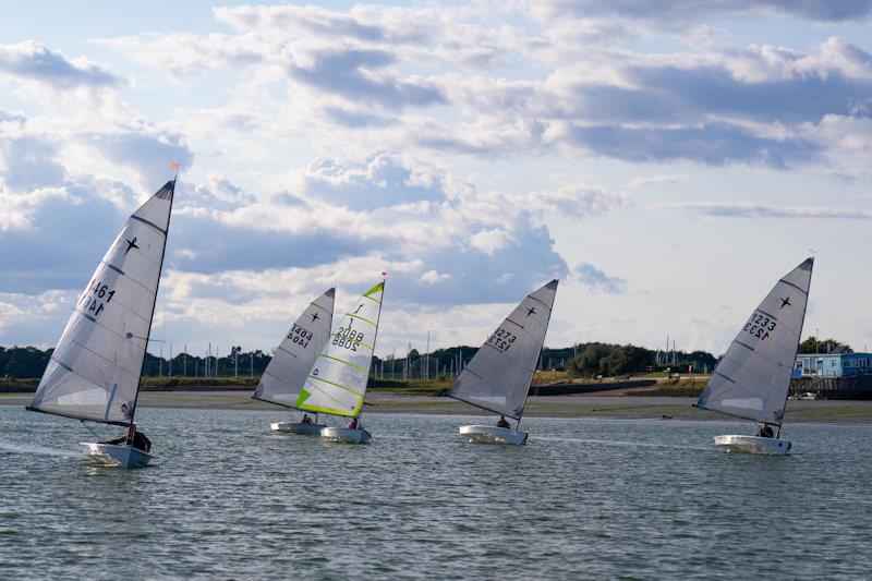 Phantoms from Creeksea SC - John Torrance Trophy 2023 photo copyright Petru Balau Sports Photography / sports.hub47.com taken at Creeksea Sailing Club and featuring the Phantom class