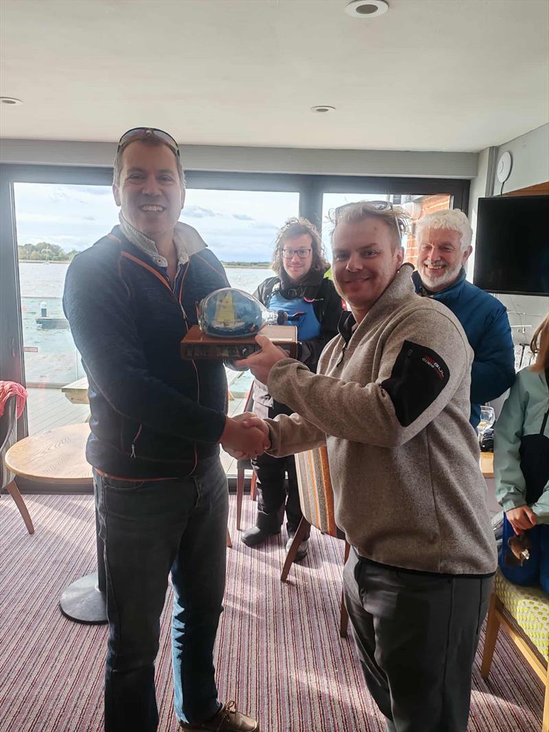 Richard Nurse wins the Phantom Eastern Series Finale at Waveney & Oulton Broad photo copyright Bob Girling taken at Waveney & Oulton Broad Yacht Club and featuring the Phantom class