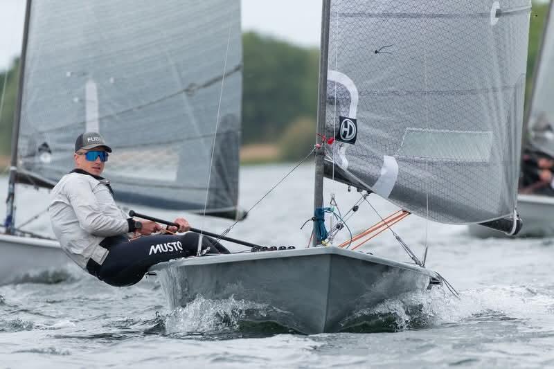 Sam Coxon during the 2026 Phantom Inlands at Grafham Water photo copyright Paul Sanwell / OPP taken at Grafham Water Sailing Club and featuring the Phantom class