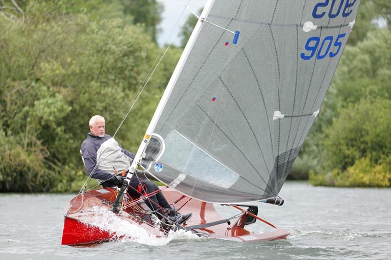 Alan (905) during the Classic Phantom Cup at Fishers Green photo copyright Angie Meyer Photography taken at Fishers Green Sailing Club and featuring the Phantom class