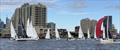 Over 60 boats set sail in the 2026 Philadelphia Cup Regatta with a beautiful center city backdrop &copy; Gloria Esposito