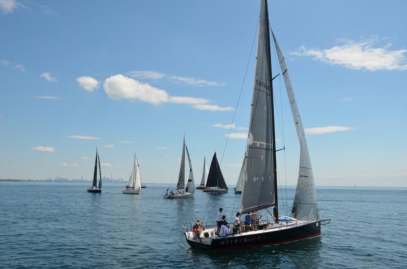 Teams negotiate light winds at the Lake Ontario 300 Challenge - photo © Steve Singer