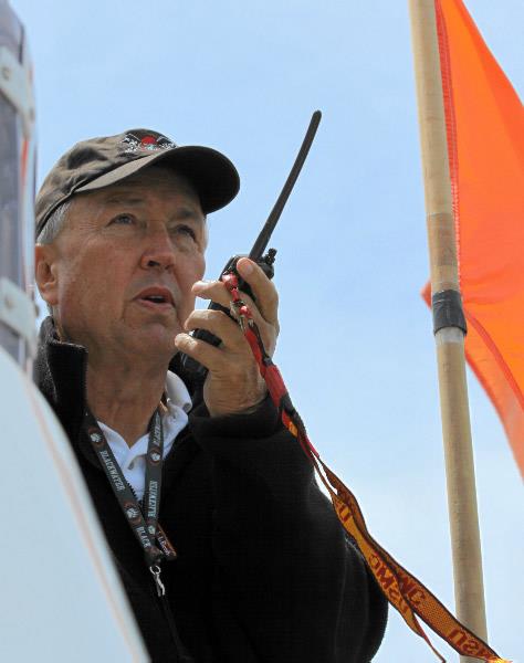 John McCarthy is the longtime PRO of the Southern Bay Race Week photo copyright PhotoBoat taken at Hampton Yacht Club and featuring the PHRF class