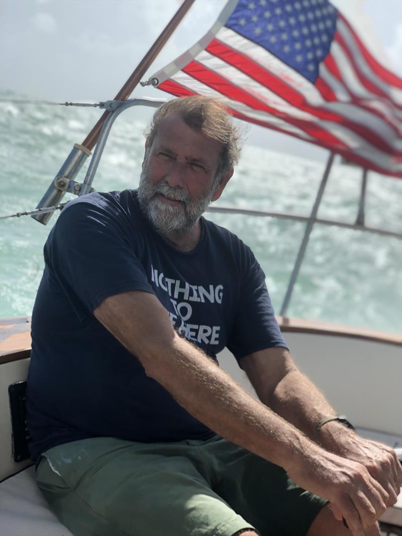 Guy deBoer at the helm photo copyright Guy deBoer collection taken at Key West Community Sailing Center and featuring the PHRF class