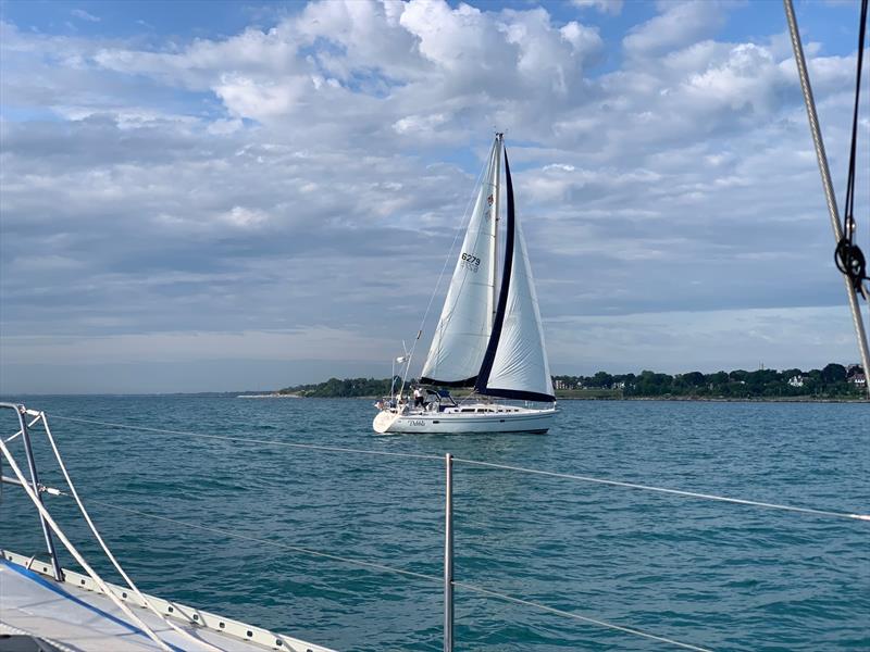 Preparing to start photo copyright Phil Bush taken at  and featuring the PHRF class