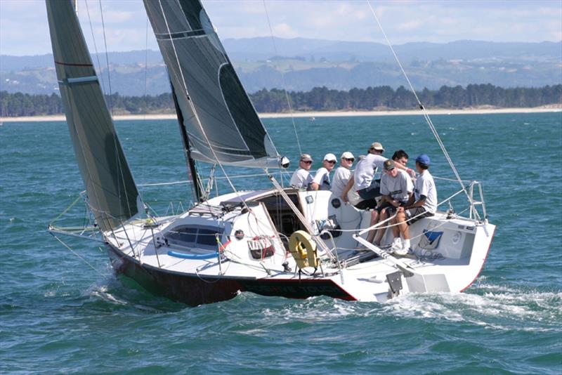 Aaron Young steerig Positive Touch in 2007 photo copyright Young family archives taken at Royal New Zealand Yacht Squadron and featuring the PHRF class