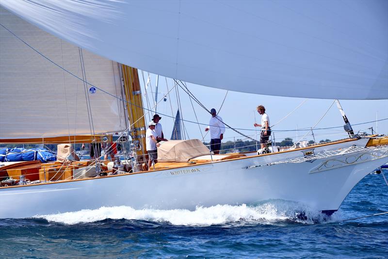 Racecourse action at the start of the 2019 Bayview Mackinac Race photo copyright Images courtesy of Martin Chumiecki/Element Photography taken at Bayview Yacht Club and featuring the PHRF class