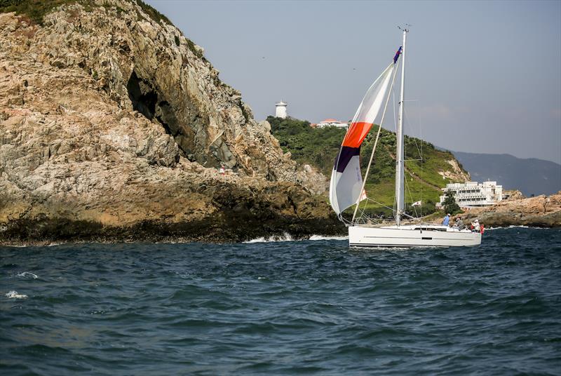 Racecourse action at the royal Hong Kong Yacht Club's Around the Island Race photo copyright RHKYC/ Isaac Lawrence taken at Royal Hong Kong Yacht Club and featuring the PHRF class