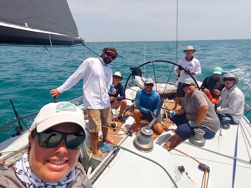 Mike Kayusa and his crew on 'Pendragon' won the North Gulf Challenge PHRF Spinnaker Division on corrected time photo copyright Nicole Buechler taken at Pensacola Yacht Club and featuring the PHRF class