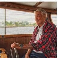 Mike Mentuck, the MAMMOR's namesake; at the helm of his beloved ELIZABETH M photo copyright Boston Yacht Club taken at Boston Yacht Club and featuring the PHRF class