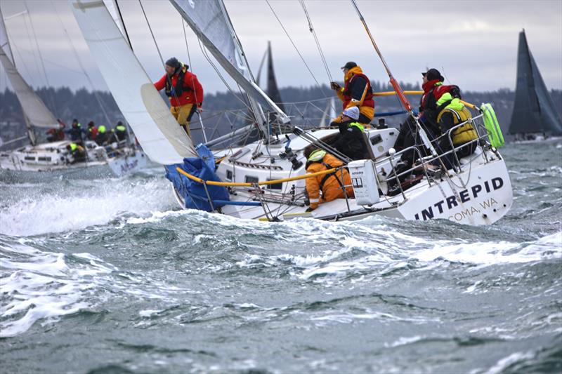 Racecourse action at the 2021 Duwamish Head Race photo copyright Captain Jan Anderson; www.janpix.smugmug.com taken at Seattle Yacht Club and featuring the PHRF class