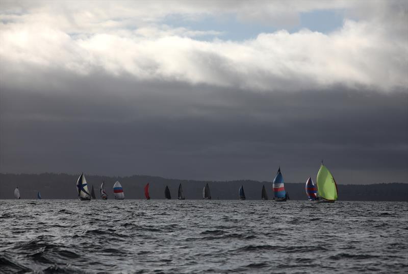 Racecourse action at the 2021 Duwamish Head Race photo copyright Captain Jan Anderson; www.janpix.smugmug.com taken at Seattle Yacht Club and featuring the PHRF class