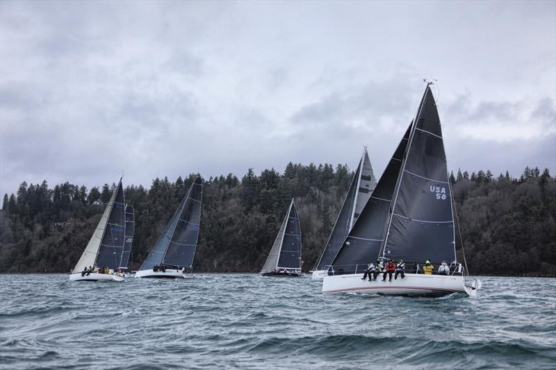 Racecourse action at the 2021 Duwamish Head Race photo copyright Captain Jan Anderson; www.janpix.smugmug.com taken at Seattle Yacht Club and featuring the PHRF class