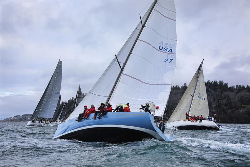 Racecourse action at the 2021 Duwamish Head Race photo copyright Captain Jan Anderson; www.janpix.smugmug.com taken at Seattle Yacht Club and featuring the PHRF class