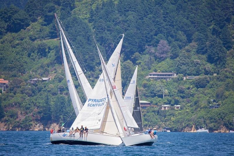 Different tacks - Giesen New Year Regatta - Waikakwa Boating Club - January 2022 - photo © Karmyn Ingram