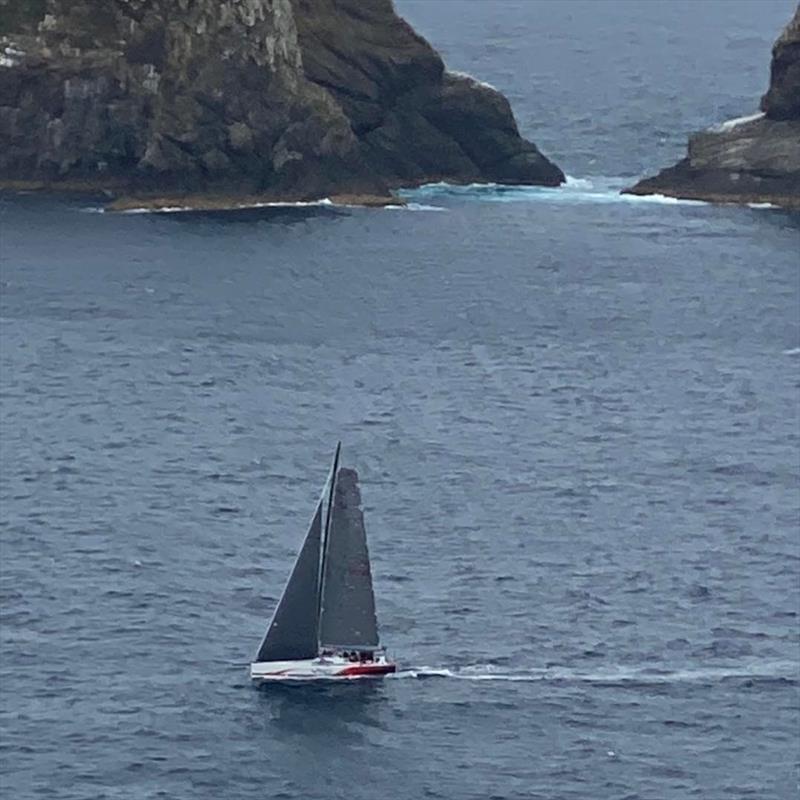 Rounding Three Kings in the Auckland - Three Kings Race - April 2022 photo copyright RNZYS Media taken at Royal New Zealand Yacht Squadron and featuring the PHRF class