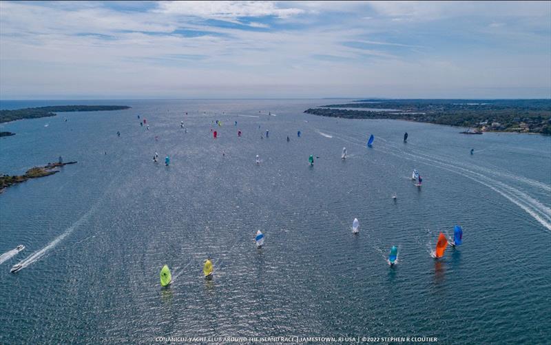 West Passage - 95th Conanicut Yacht Club Around the Island Race photo copyright Stephen R Cloutier taken at Conanicut Yacht Club and featuring the PHRF class