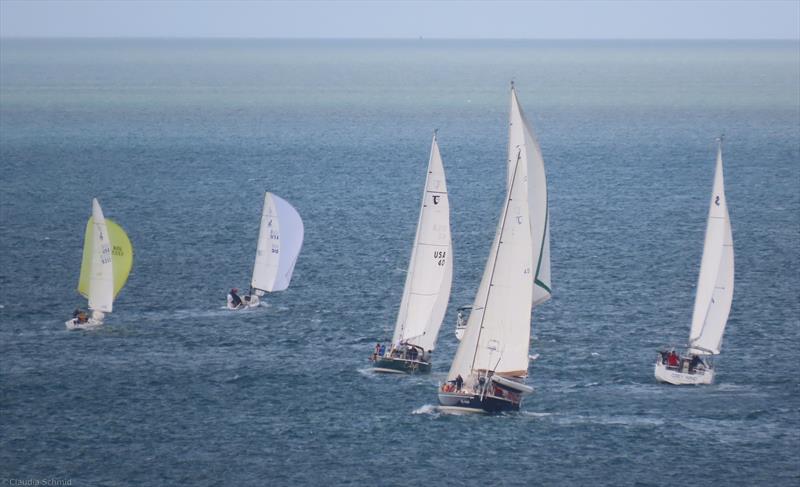 Racecourse action at the Miami Key Largo Regatta photo copyright Miami Key Largo Regatta taken at Miami Yacht Club and featuring the PHRF class