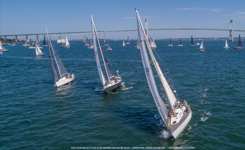 96th Conanicut Yacht Club Around the Island Race photo copyright Stephen R Cloutier taken at Conanicut Yacht Club and featuring the PHRF class