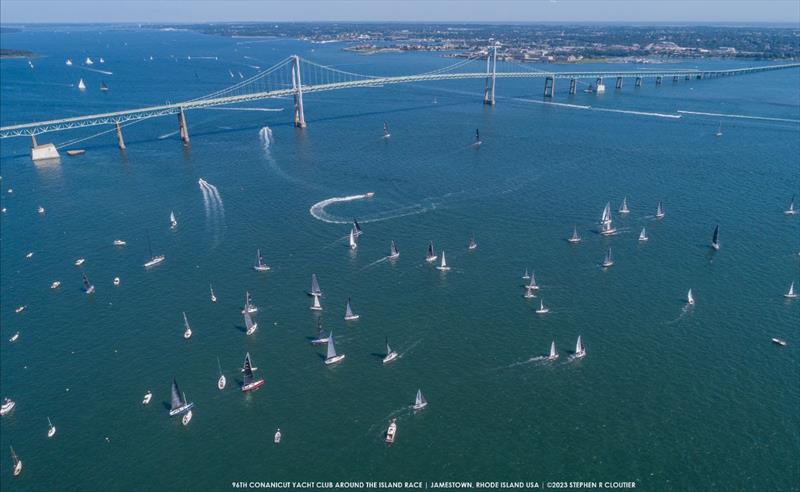 96th Conanicut Yacht Club Around the Island Race photo copyright Stephen R Cloutier taken at Conanicut Yacht Club and featuring the PHRF class