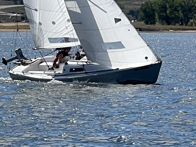 Racecourse action on the waters of Colorado's Chatfield Reservoir photo copyright Dean Lenz Collection taken at Colorado Sail and Yacht Club and featuring the PHRF class