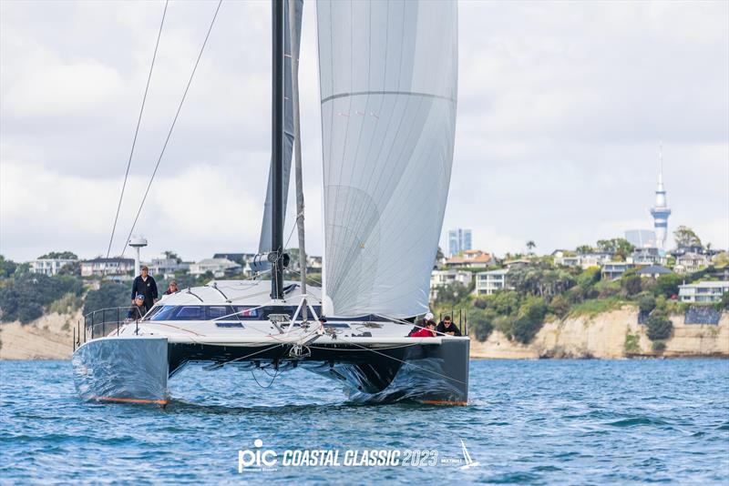 Apache (Erle Williams) first multihull - 2023 PIC Coastal Classic  photo copyright Suellen Hurling taken at Royal New Zealand Yacht Squadron and featuring the PHRF class