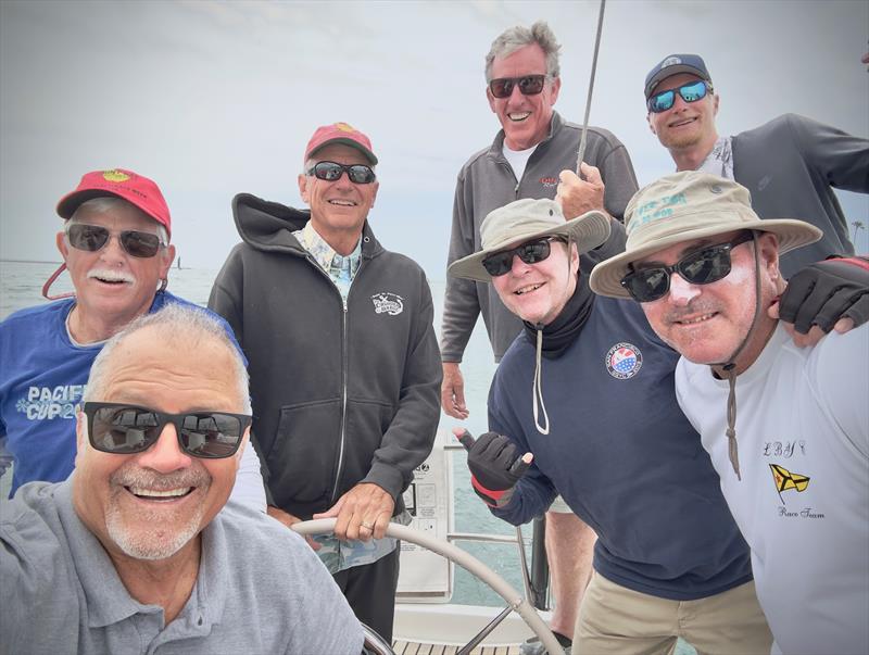 Steve George's Shadowfax team during 2025 Ullman Sails Long Beach Race Week photo copyright Lisa Bronitt taken at Long Beach Yacht Club and featuring the PHRF class